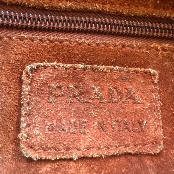 Prada Tan Suede Men's Bag - Picture 1 of 6